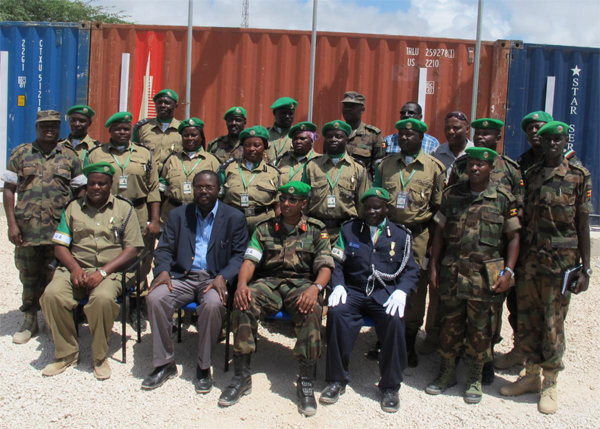 The African Union Mission in Somalia Awards Medals to Ugandan Police ...