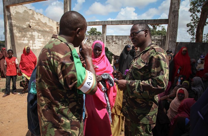 Kenyan medical officers - AMISOM