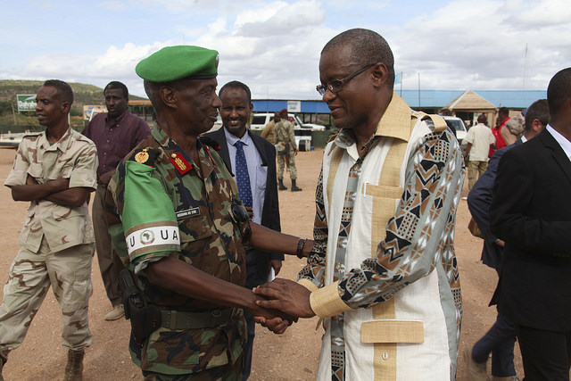 AMISOM Head of Mission and EU Partners visit Beletweyne - AMISOM