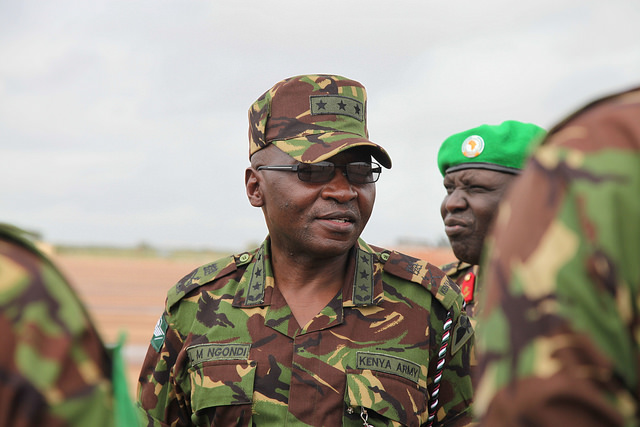 KDF Army Commander Visits, Lauds Troops in Kismayo - AMISOM