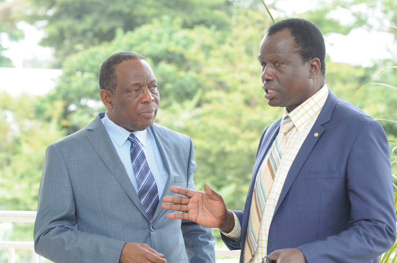 AMISOM Head of Mission SRCC Amb. Francisco Madera & Maj. Gen. Francis  Okello Peace Support operation Division - AMISOM